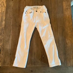 abercrombie kids Boys White Skinny Jeans